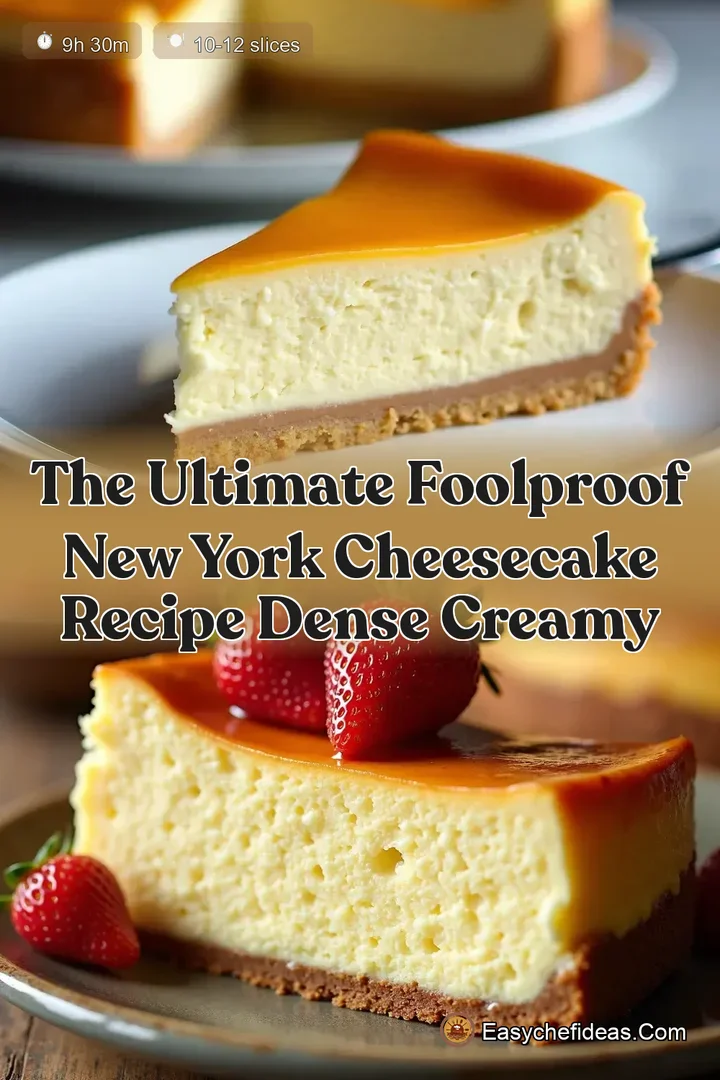 The Ultimate Foolproof New York Cheesecake Recipe Dense Creamy