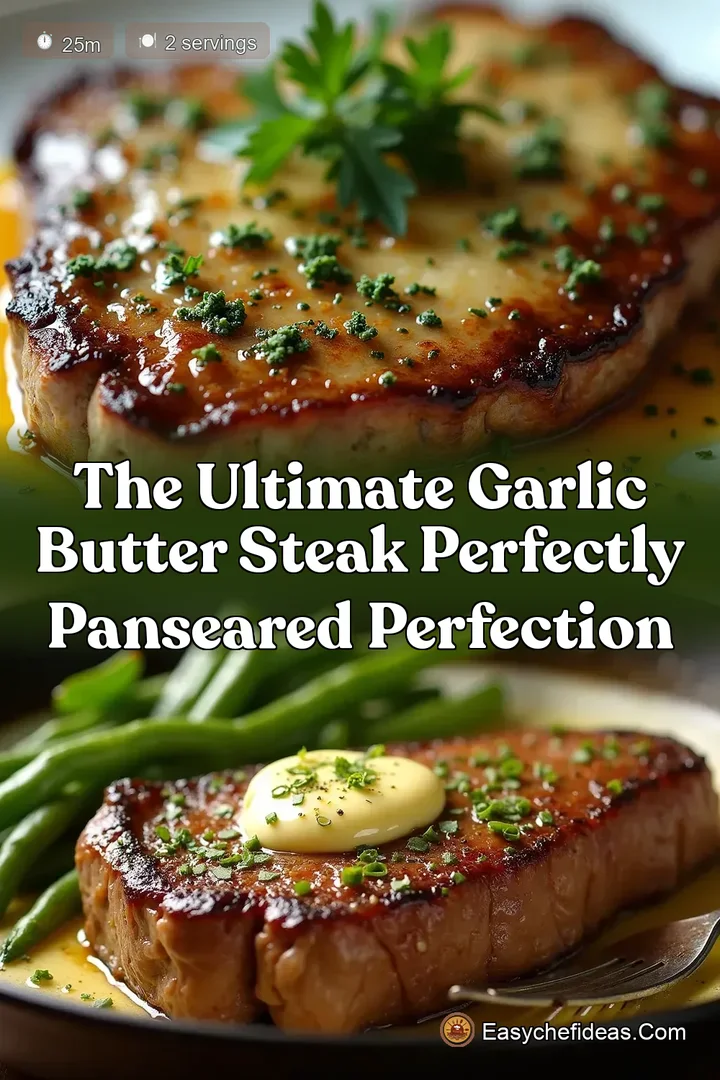 The Ultimate Garlic Butter Steak Perfectly PanSeared Perfection