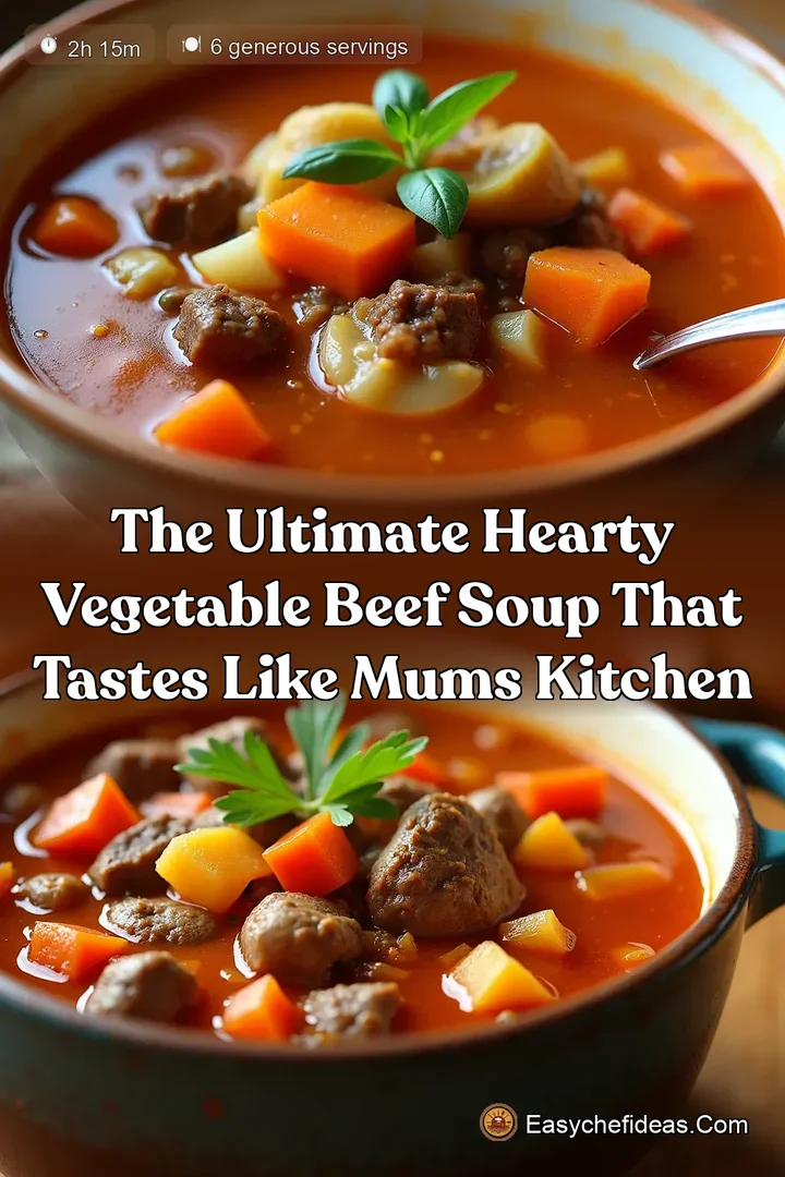 The Ultimate Hearty Vegetable Beef Soup That Tastes Like Mums Kitchen