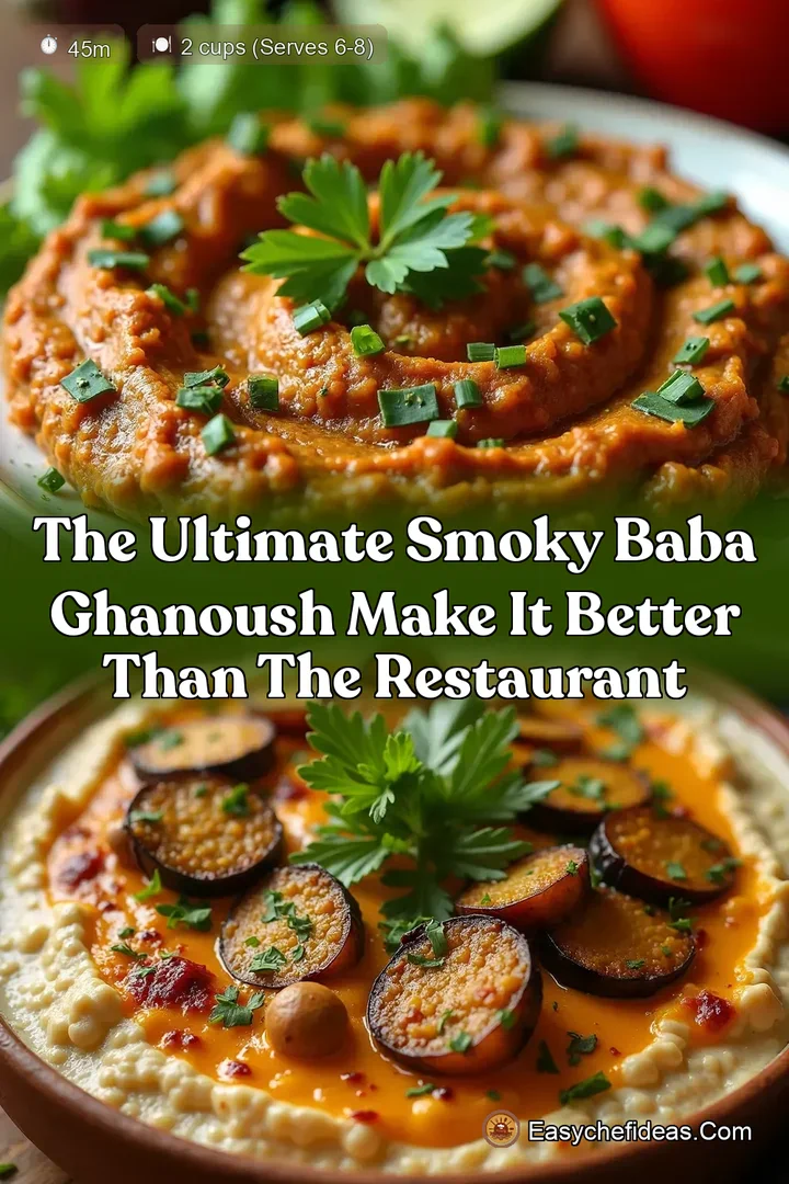 The Ultimate Smoky Baba Ghanoush Make It Better Than The Restaurant
