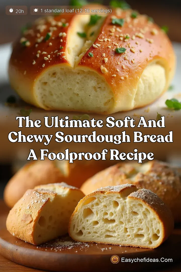 The Ultimate Soft and Chewy Sourdough Bread A Foolproof Recipe