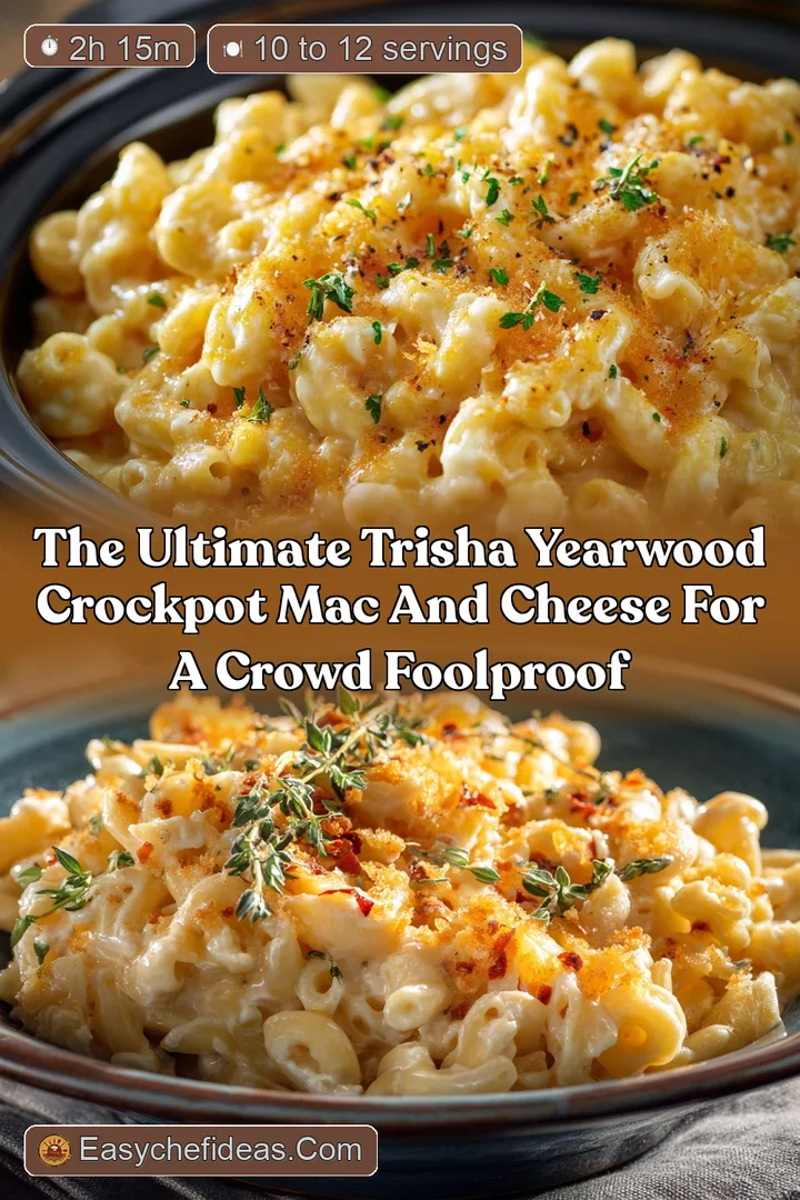 The Ultimate Trisha Yearwood Crockpot Mac and Cheese for a Crowd Foolproof