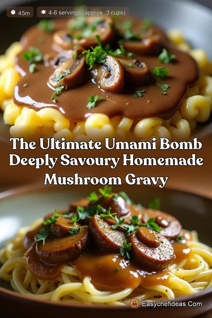 The Ultimate Umami Bomb Deeply Savoury Homemade Mushroom Gravy