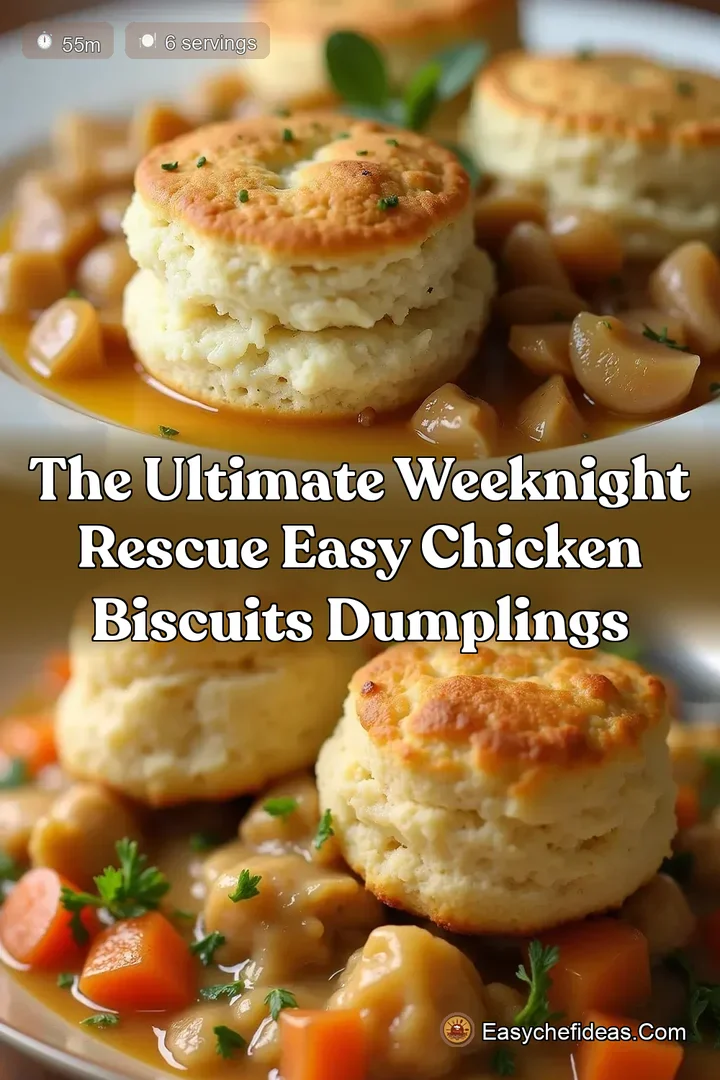 The Ultimate Weeknight Rescue Easy Chicken Biscuits Dumplings