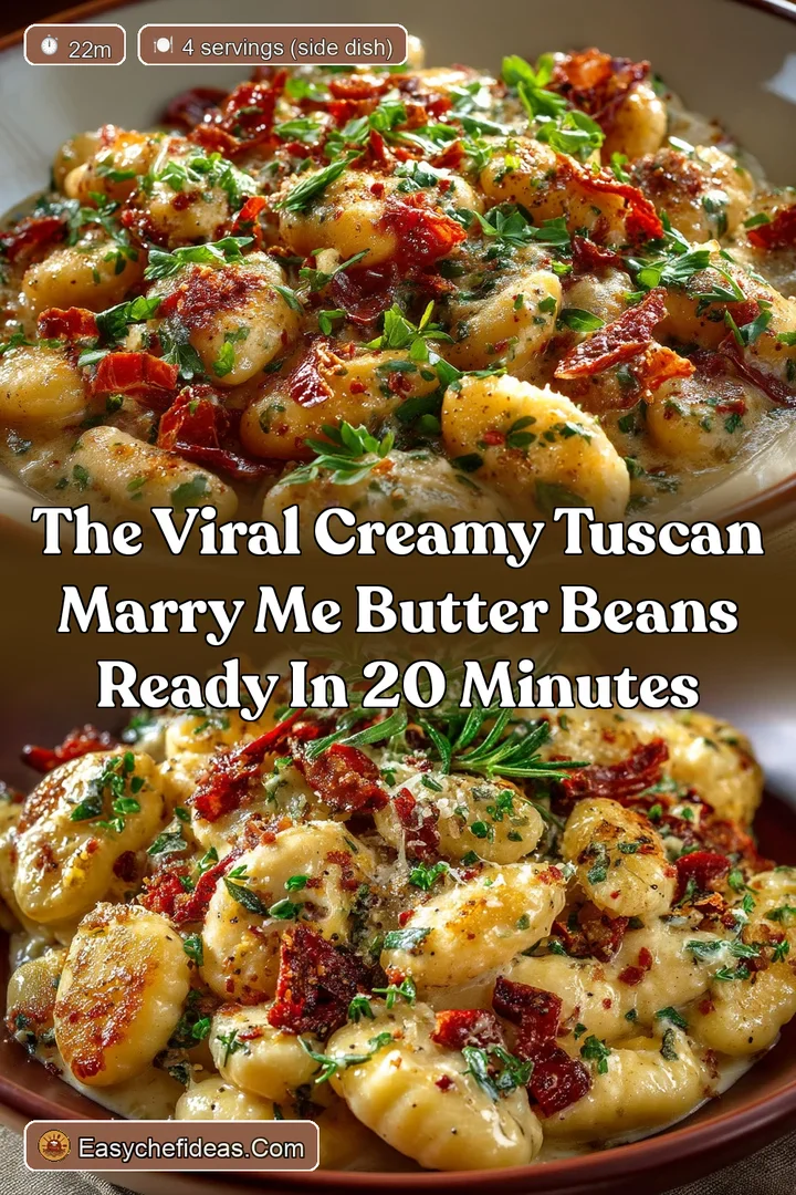 The Viral Creamy Tuscan Marry Me Butter Beans Ready in 20 Minutes