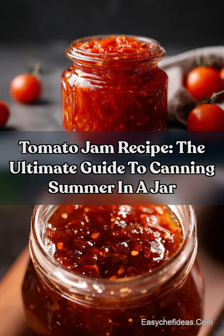 Tomato Jam Recipe: The Ultimate Guide to Canning Summer in a Jar