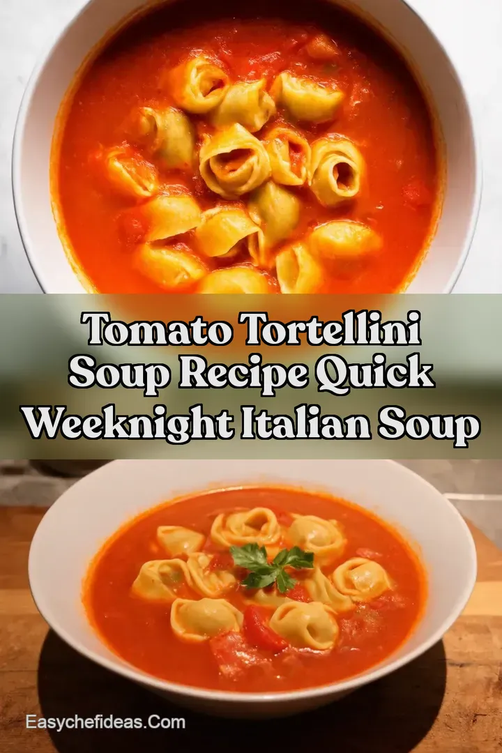 Tomato Tortellini Soup Recipe Quick Weeknight Italian Soup