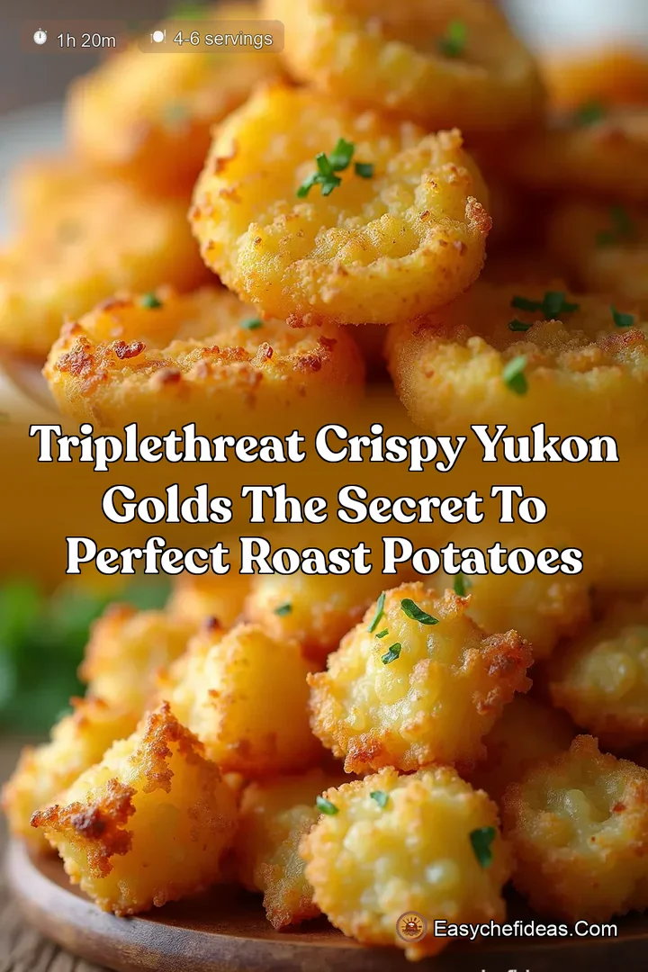 TripleThreat Crispy Yukon Golds The Secret to Perfect Roast Potatoes