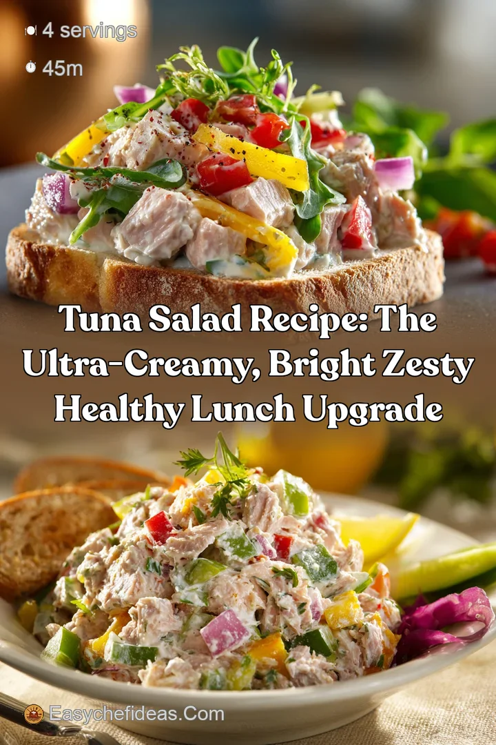 Tuna Salad Recipe: The Ultra-Creamy Bright Zesty Healthy Lunch Upgrade