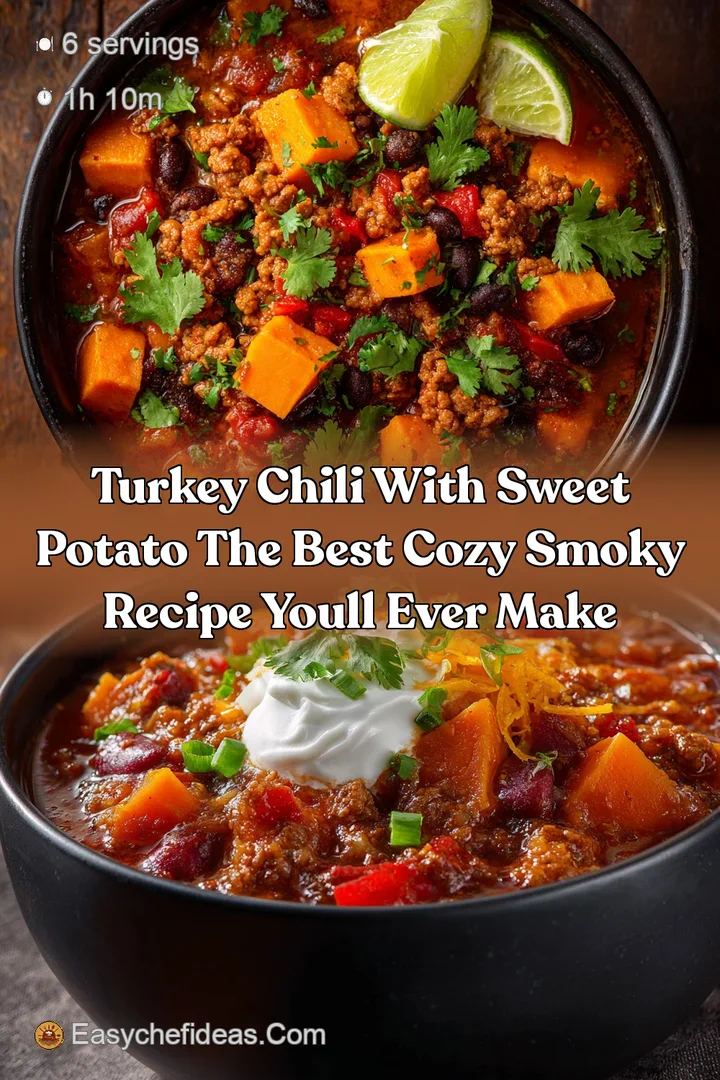 Turkey Chili with Sweet Potato The Best Cozy Smoky Recipe Youll Ever Make