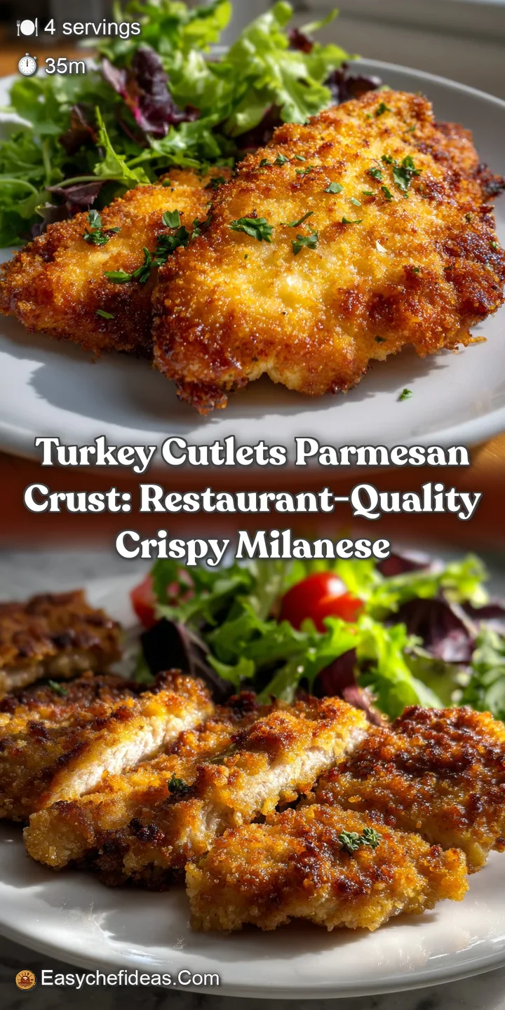 Turkey Cutlets Parmesan Crust: Restaurant-Quality Crispy Milanese