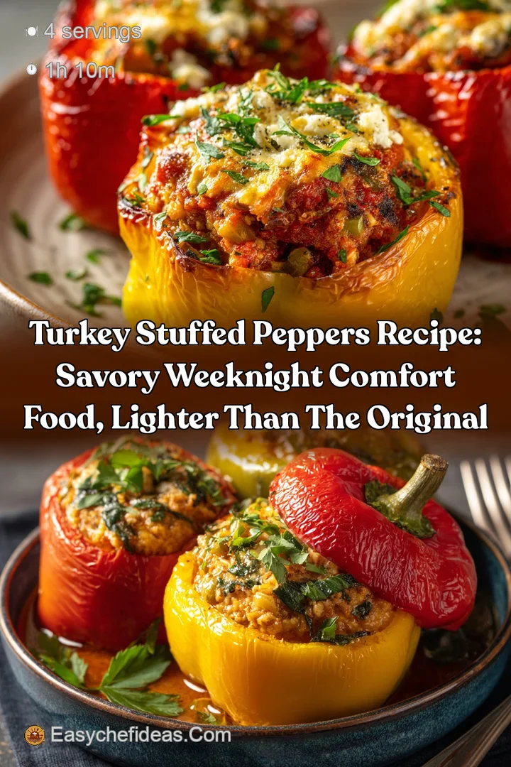 Turkey Stuffed Peppers Recipe: Savory Weeknight Comfort Food Lighter Than the Original