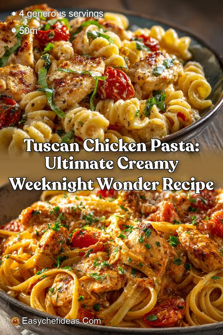 Tuscan Chicken Pasta: Ultimate Creamy Weeknight Wonder Recipe