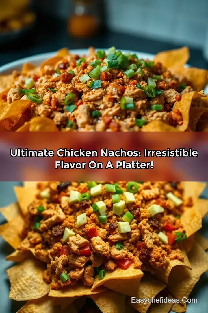 Ultimate Chicken Nachos: Irresistible Flavor on a Platter!
