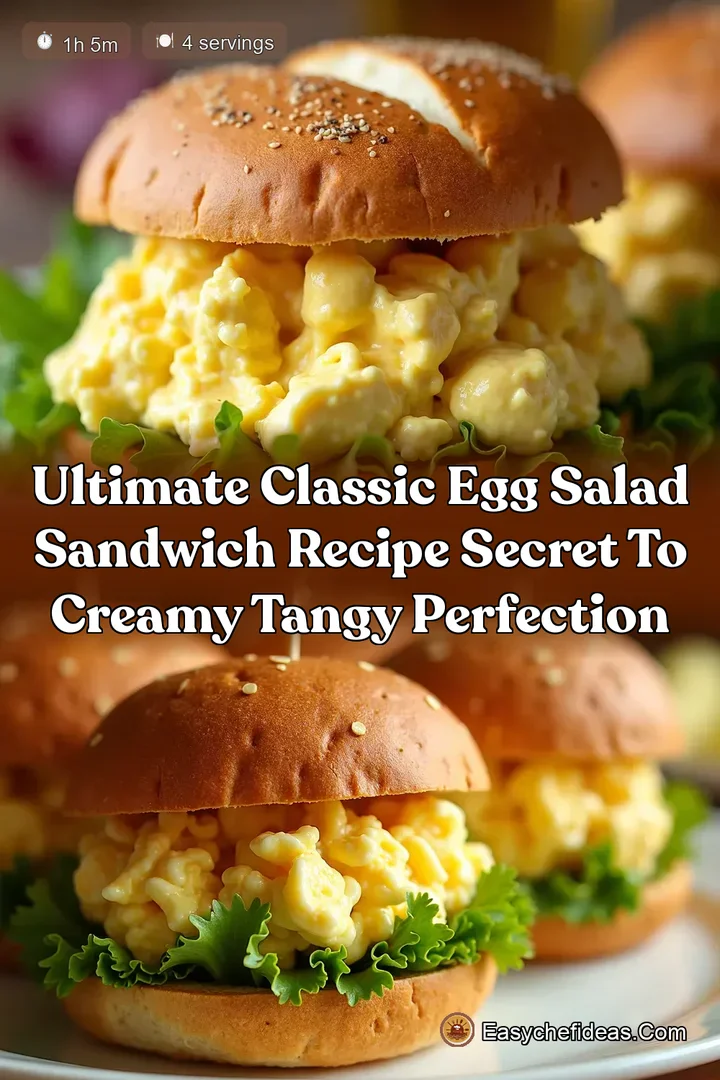 Ultimate Classic Egg Salad Sandwich Recipe Secret to Creamy Tangy Perfection