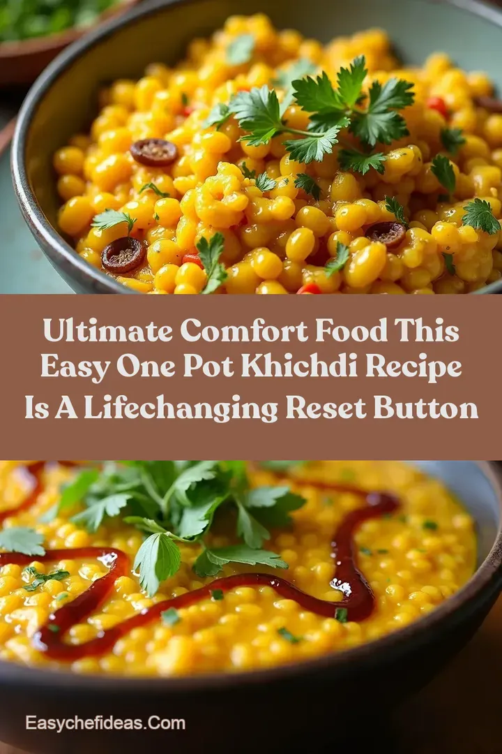 Ultimate Comfort Food This Easy One Pot Khichdi Recipe is a LifeChanging Reset Button