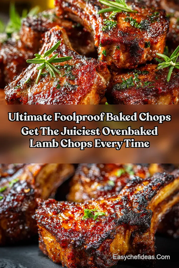 Ultimate Foolproof Baked Chops Get The Juiciest OvenBaked Lamb Chops Every Time