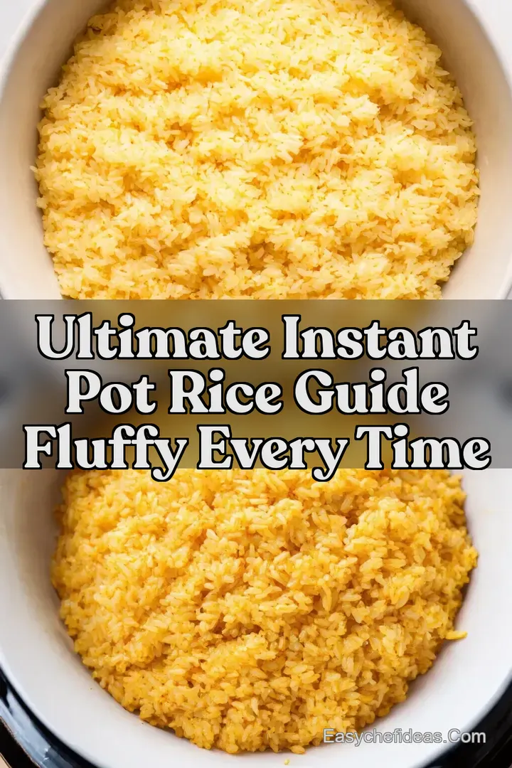 Ultimate Instant Pot Rice Guide Fluffy Every Time