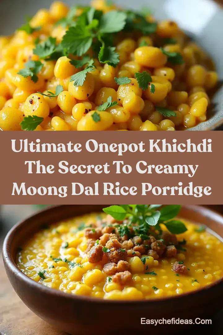 ULTIMATE OnePot Khichdi The Secret to Creamy Moong Dal Rice Porridge