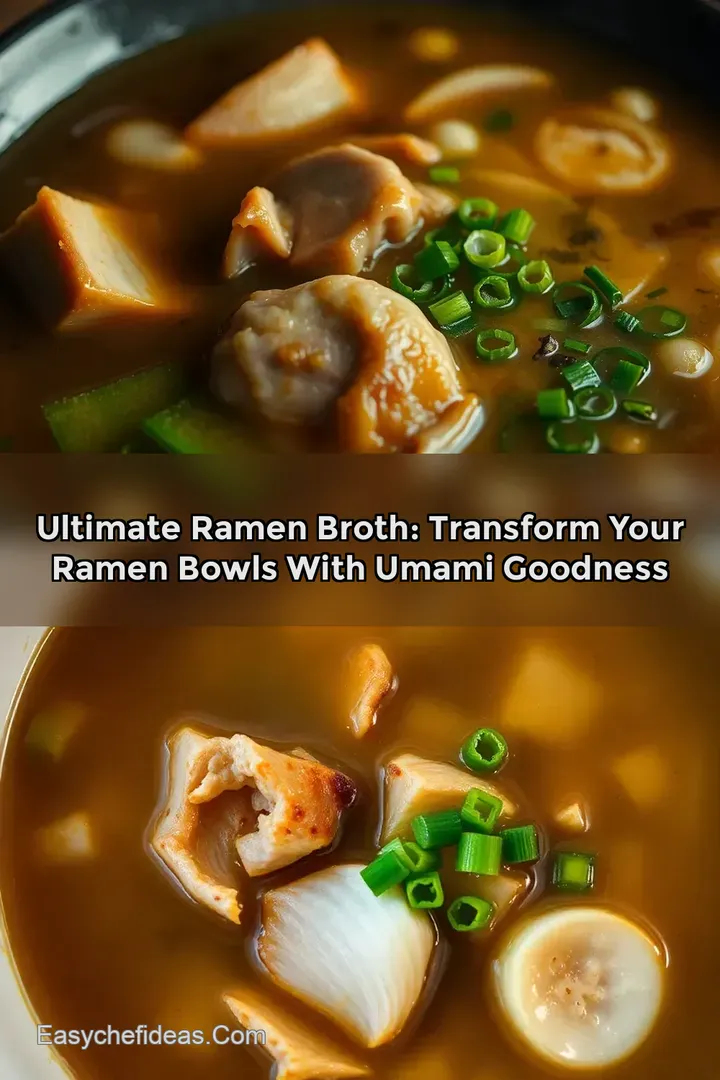 Ultimate Ramen Broth: Transform Your Ramen Bowls with Umami Goodness
