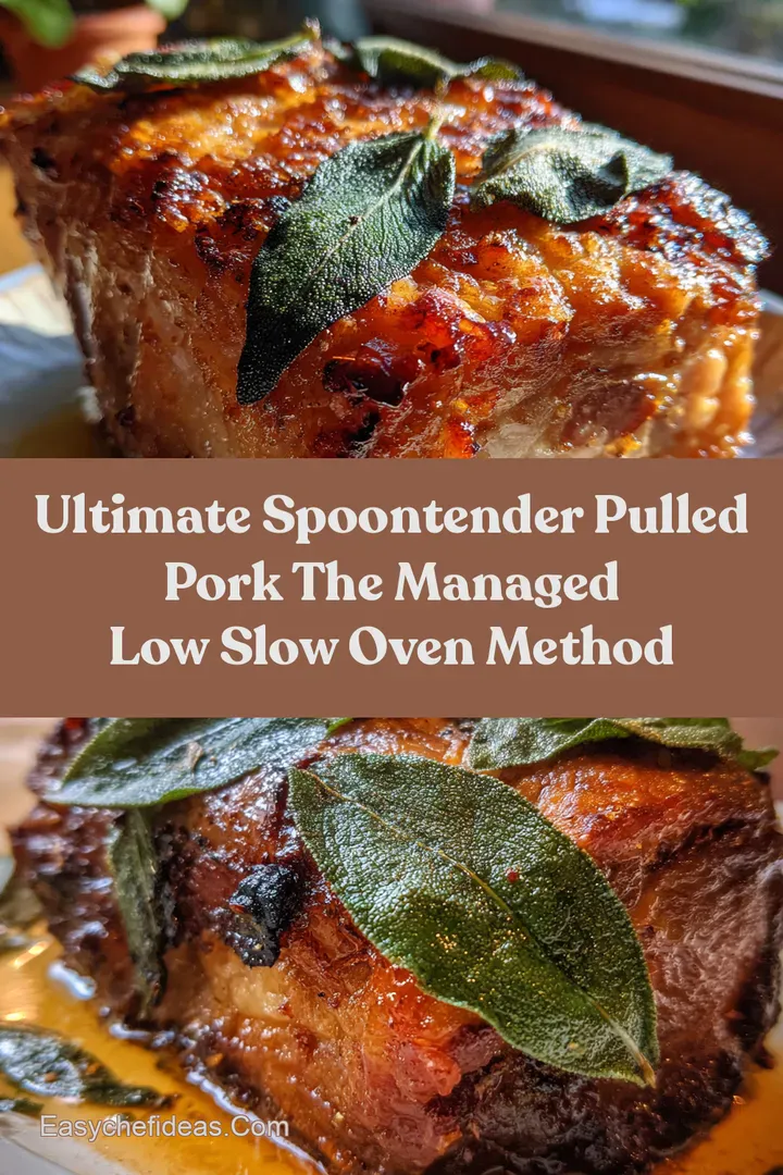 Ultimate SpoonTender Pulled Pork The Managed Low Slow Oven Method