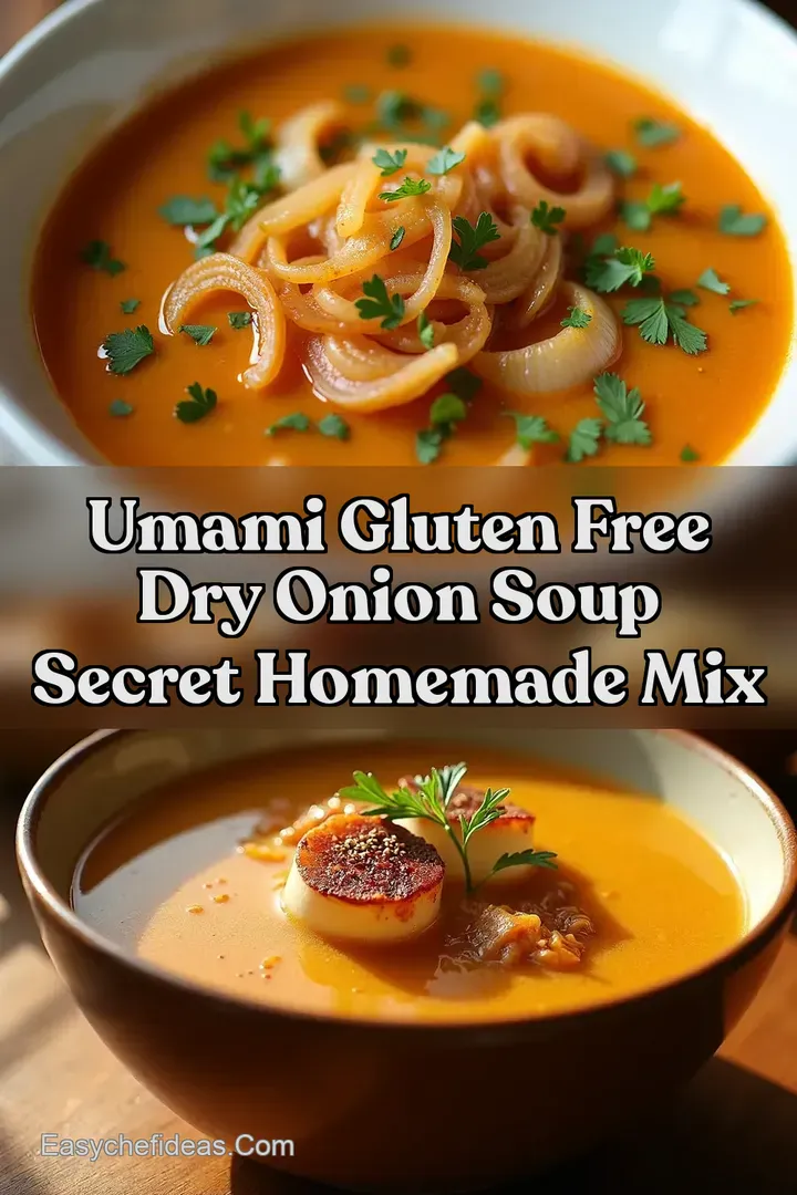 Umami Gluten Free Dry Onion Soup Secret Homemade Mix
