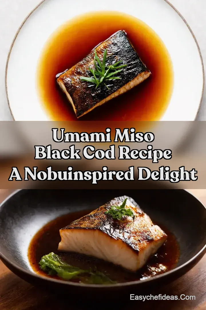 Umami Miso Black Cod Recipe A NobuInspired Delight
