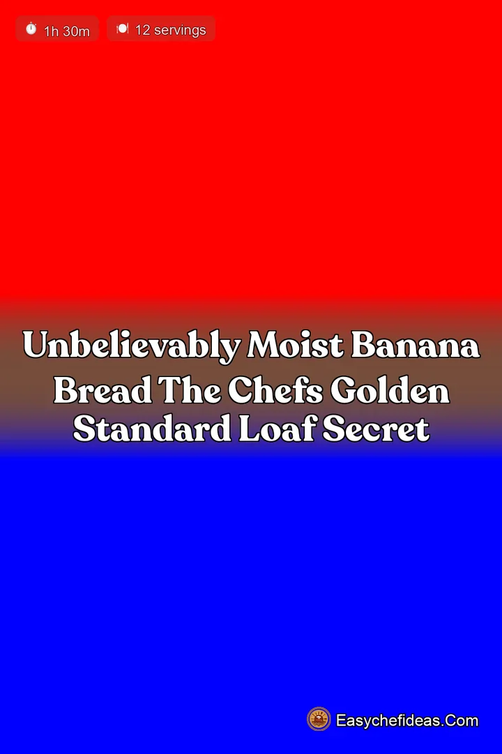 Unbelievably Moist Banana Bread The Chefs Golden Standard Loaf Secret