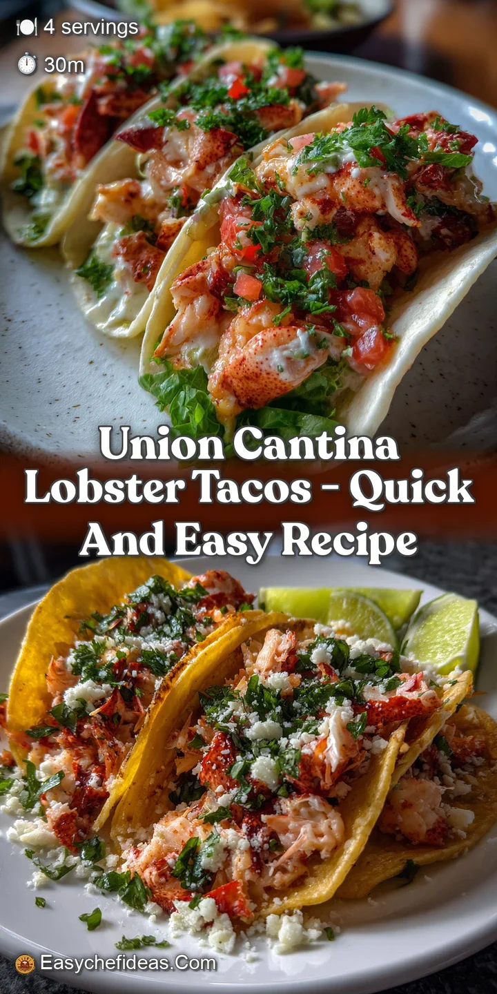 Union Cantina Lobster Tacos - Quick and Easy Recipe