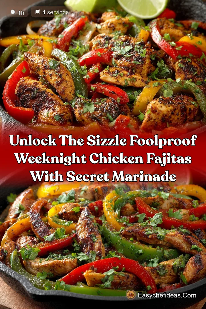 Unlock the Sizzle Foolproof Weeknight Chicken Fajitas with Secret Marinade