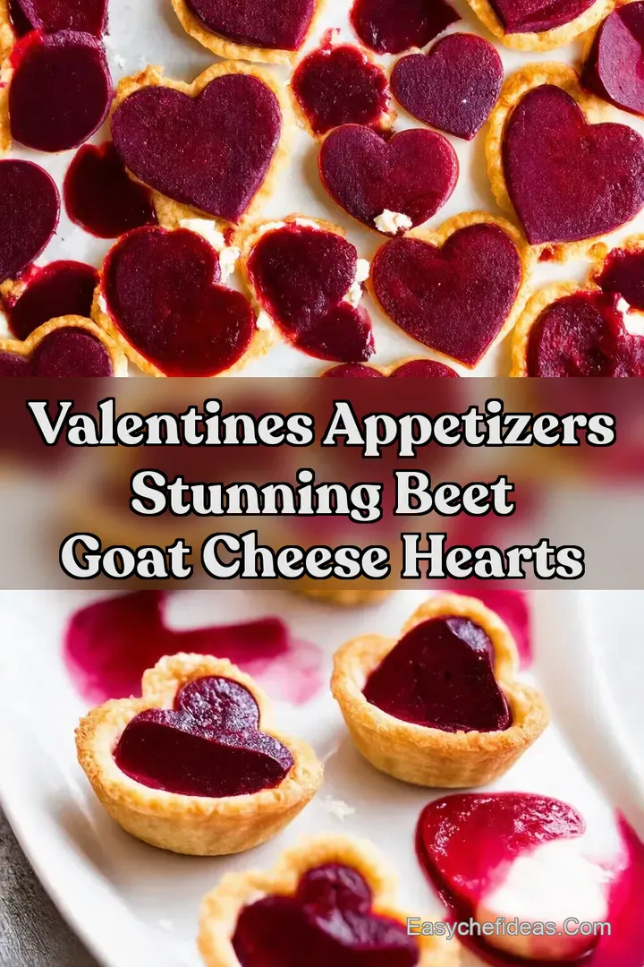 Valentines Appetizers Stunning Beet Goat Cheese Hearts