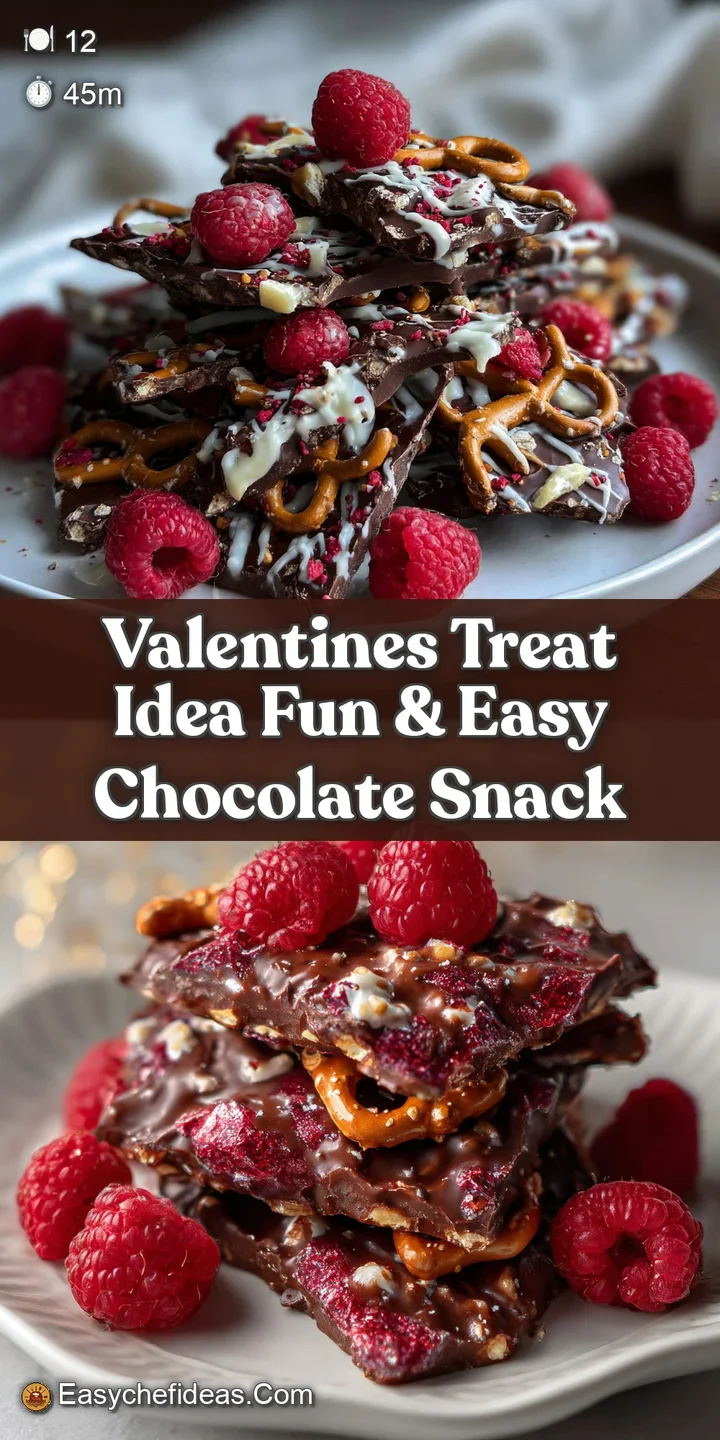 Close-up of a chocolate-covered pretzel. Dark chocolate and sprinkles create a mix of texture and color. Sweet Valentine's...