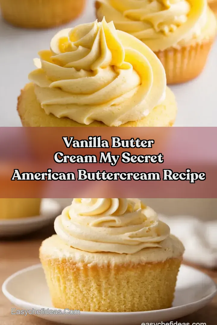 Vanilla Butter Cream My Secret American Buttercream Recipe