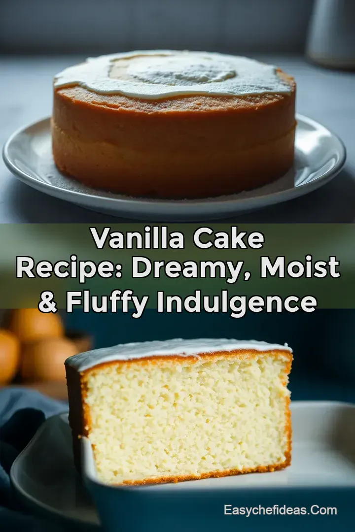 Vanilla Cake Recipe: Dreamy Moist & Fluffy Indulgence