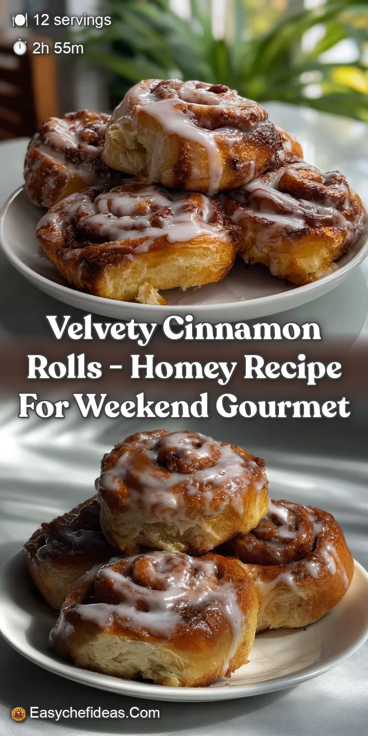 Close-up of a warm cinnamon roll, revealing a soft, layered interior. Swirls of cinnamon and sugar melt into the dough, en...