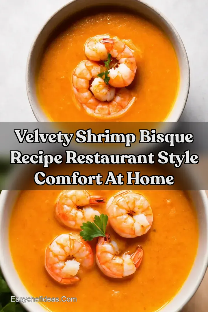 Velvety Shrimp Bisque Recipe Restaurant Style Comfort At Home
