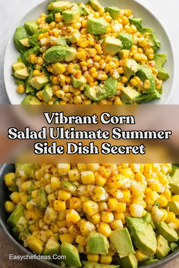Vibrant Corn Salad Ultimate Summer Side Dish Secret