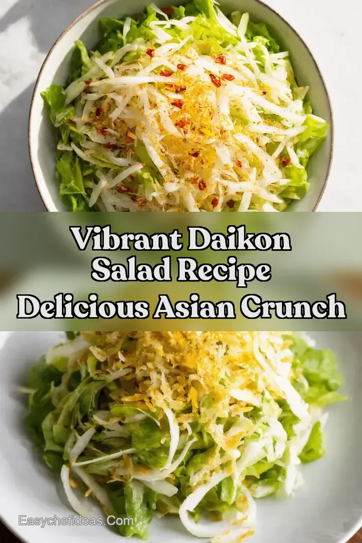 Vibrant Daikon Salad Recipe Delicious Asian Crunch