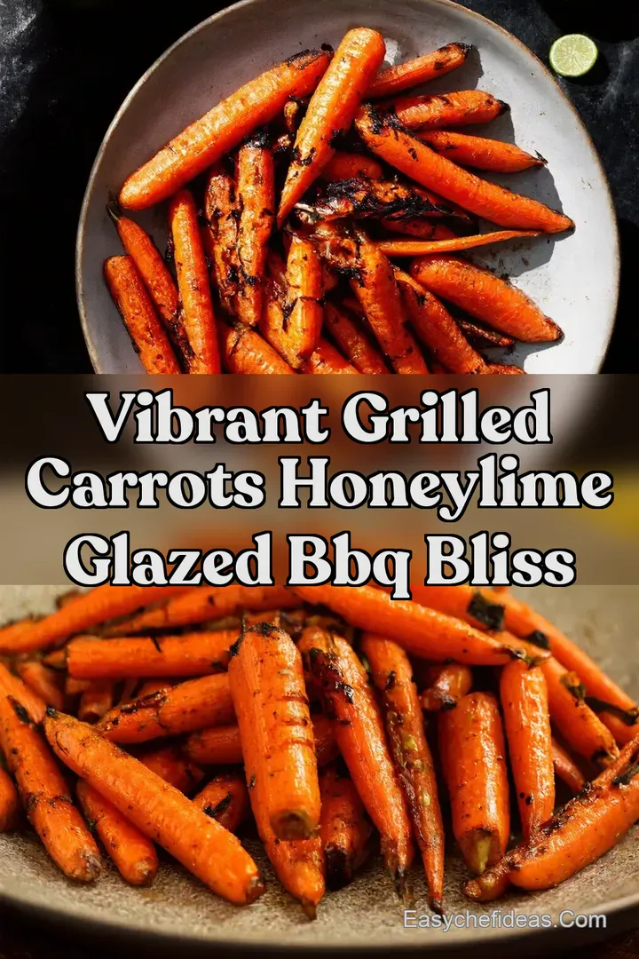 Vibrant Grilled Carrots HoneyLime Glazed BBQ Bliss
