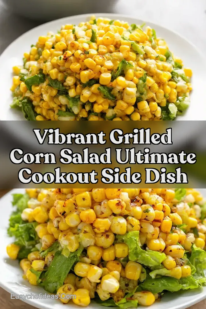 Vibrant Grilled Corn Salad Ultimate Cookout Side Dish