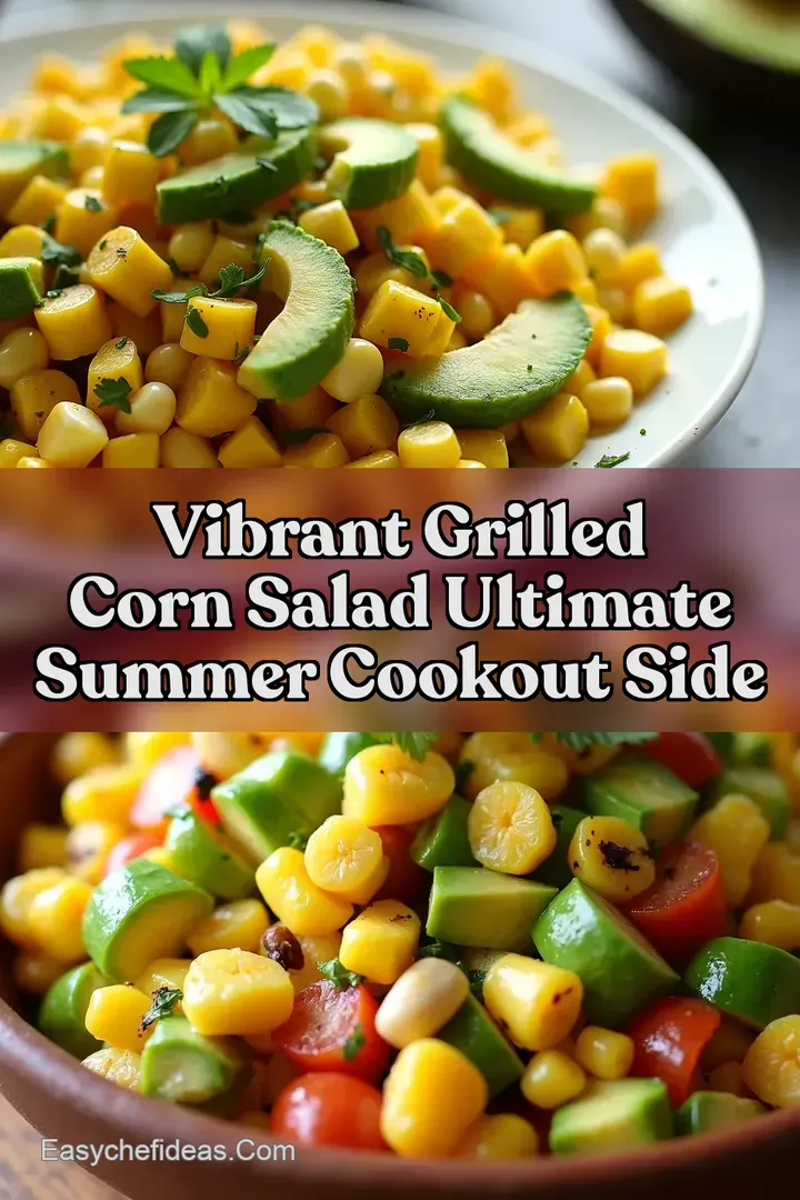 Vibrant Grilled Corn Salad Ultimate Summer Cookout Side