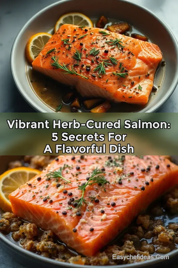 Vibrant Herb-Cured Salmon: 5 Secrets for a Flavorful Dish