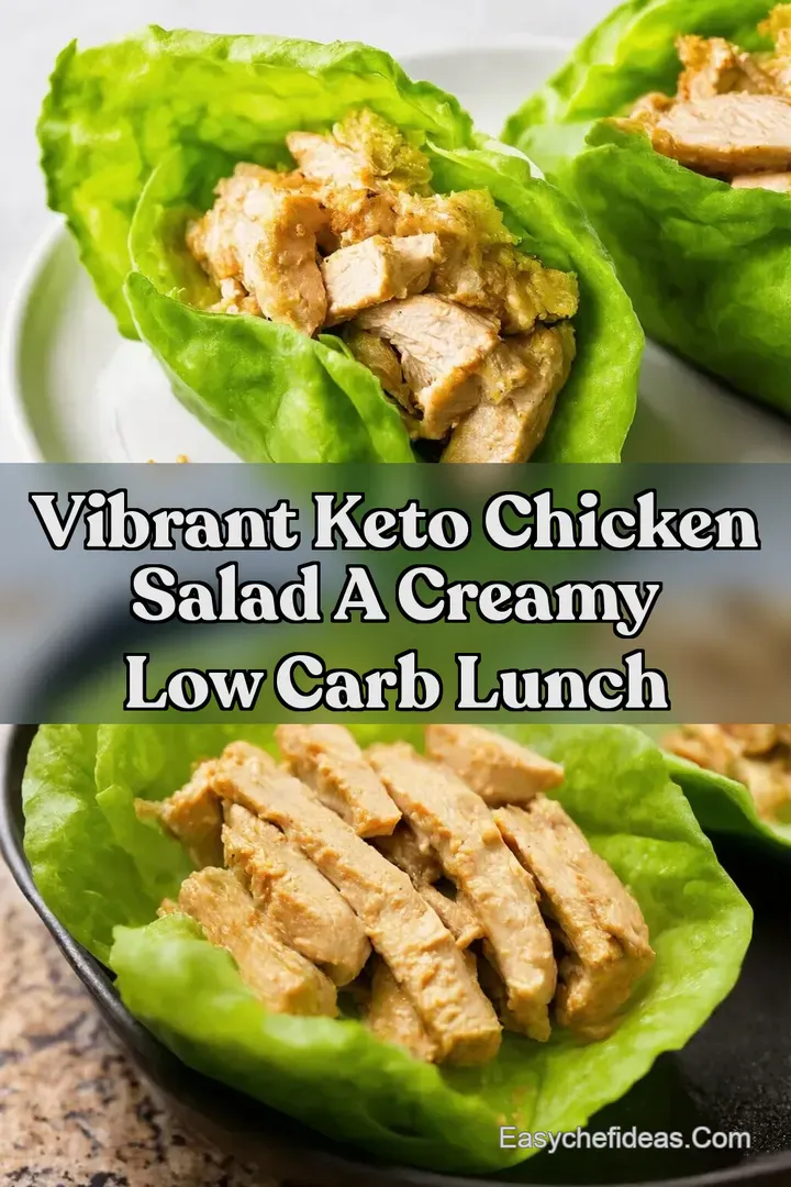 Vibrant Keto Chicken Salad A Creamy Low Carb Lunch