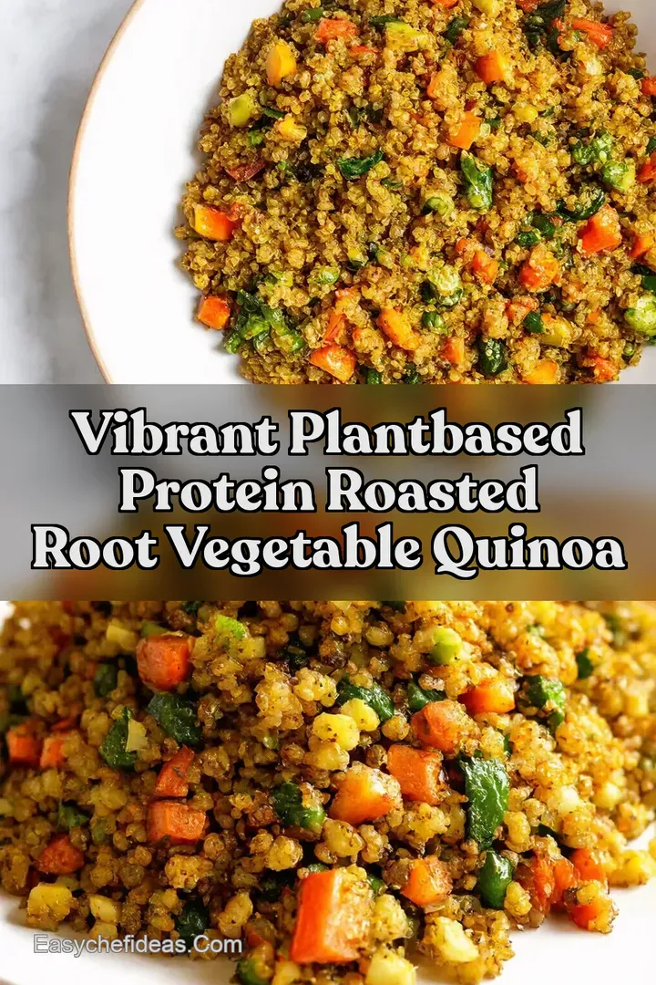 Vibrant PlantBased Protein Roasted Root Vegetable Quinoa
