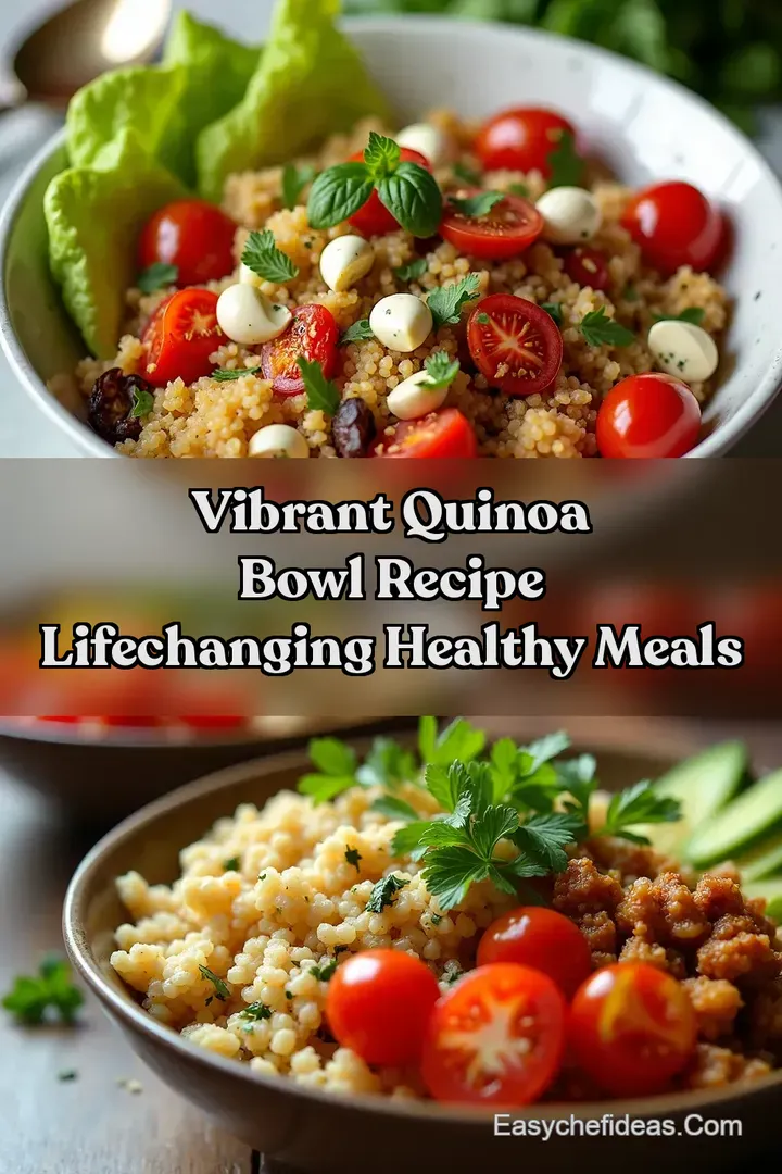 Vibrant Quinoa Bowl Recipe LifeChanging Healthy Meals