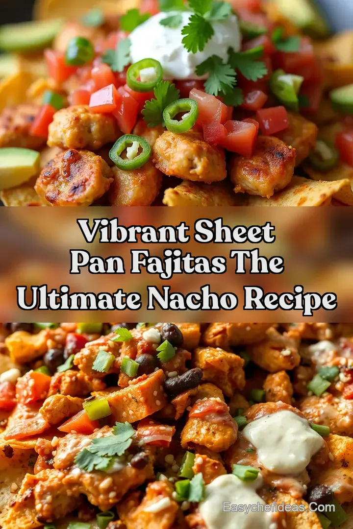 Vibrant Sheet Pan Fajitas The Ultimate Nacho Recipe