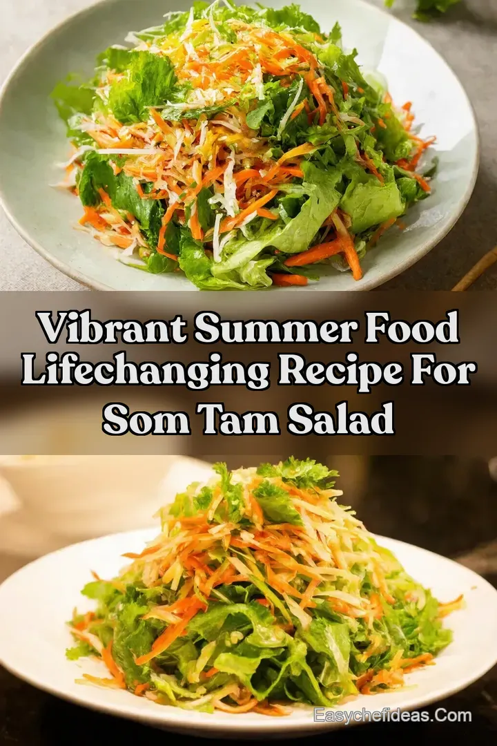 Vibrant Summer Food LifeChanging Recipe For Som Tam Salad