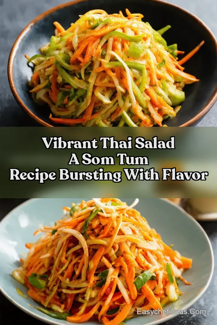 Vibrant Thai Salad A Som Tum Recipe Bursting with Flavor