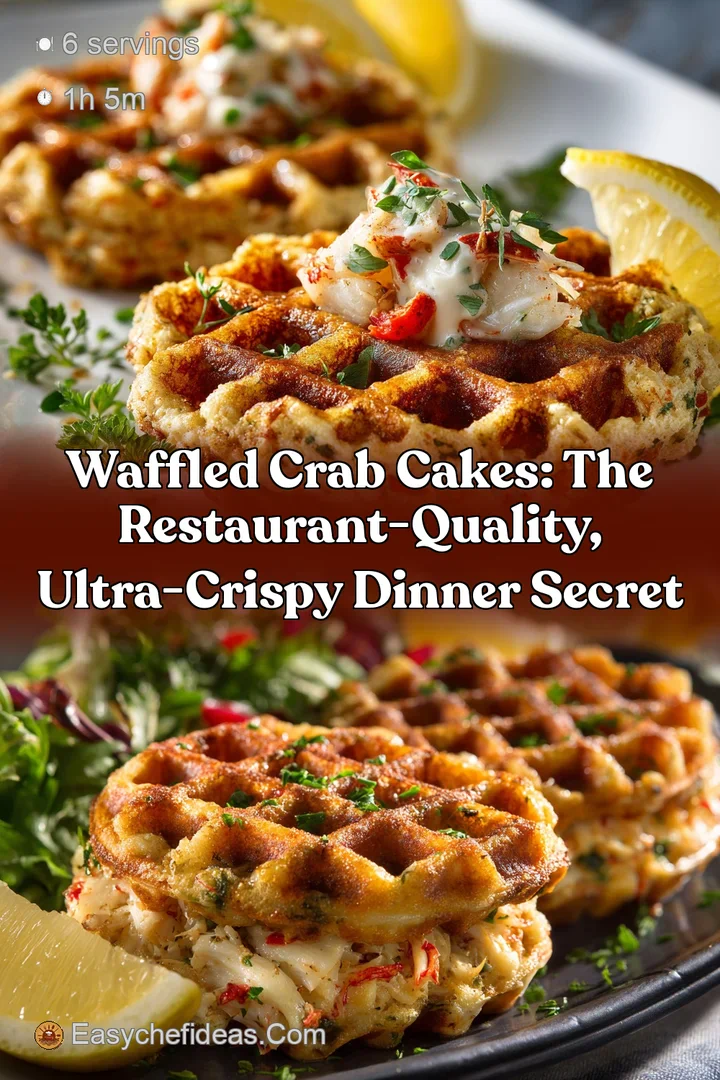Waffled Crab Cakes: The Restaurant-Quality Ultra-Crispy Dinner Secret