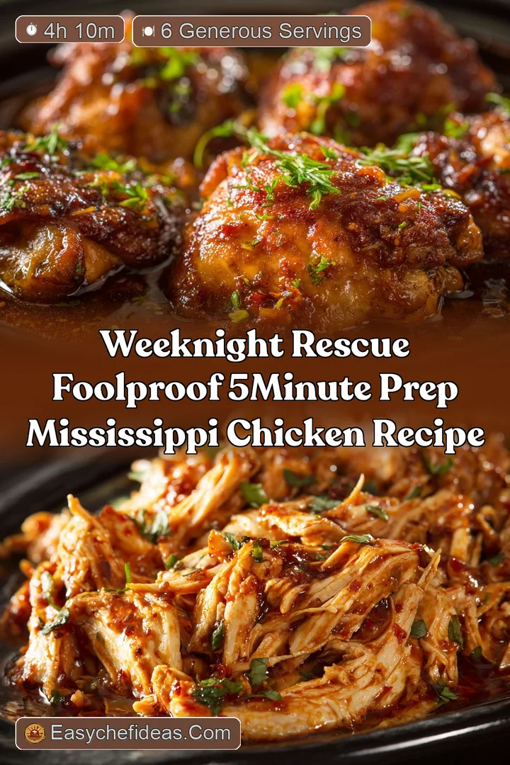 Weeknight Rescue Foolproof 5Minute Prep Mississippi Chicken Recipe